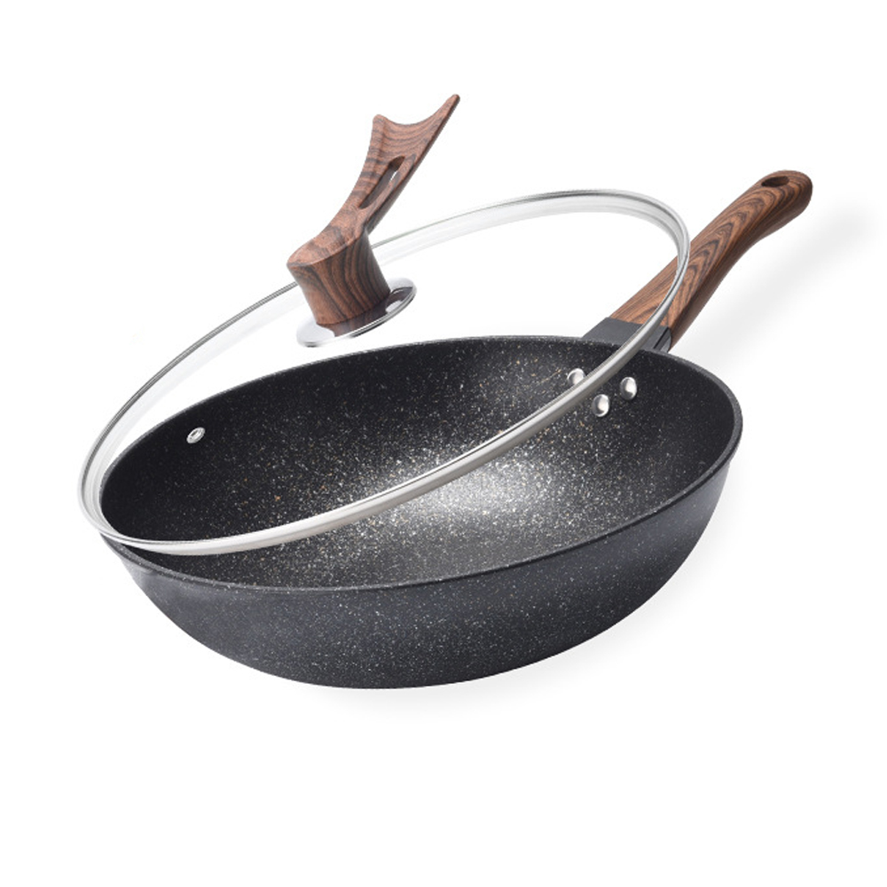 Home Cooking Steak - Panci Penggorengan anti lengket 12.5 inci,
