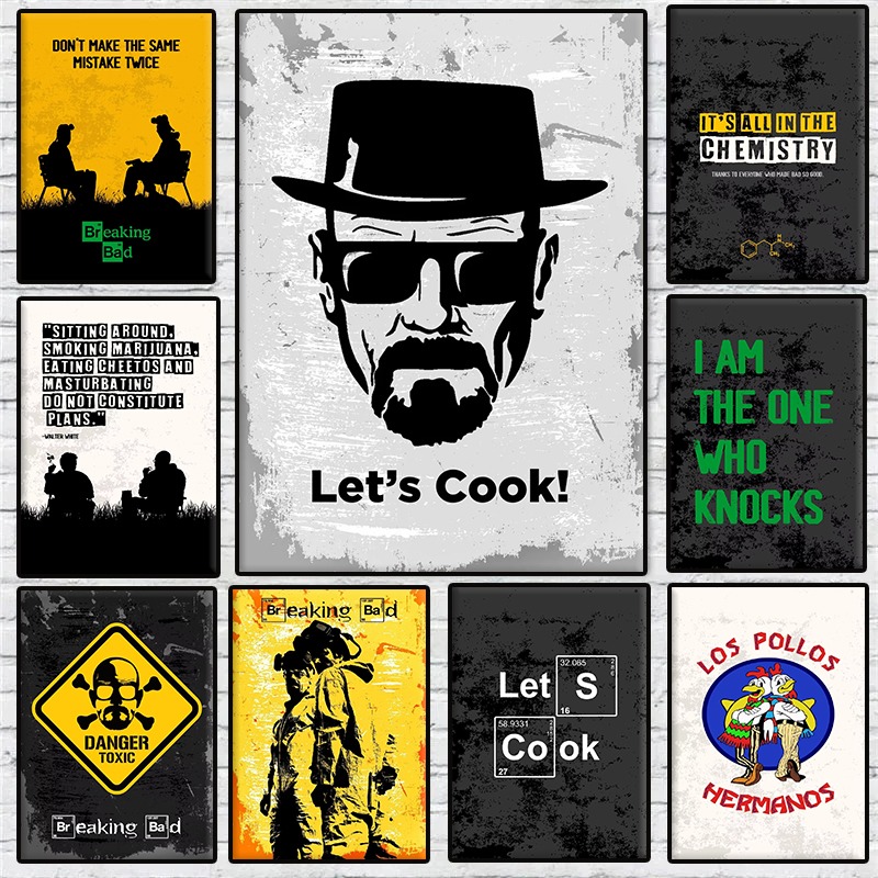 Home Cooking Shows - Poster Acara TV Klasik Breaking Bad