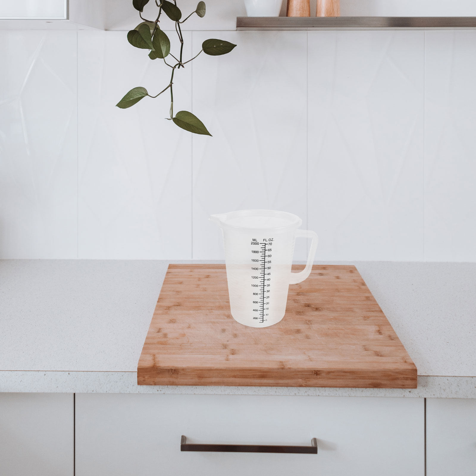 Cangkir Ukur 2.0L dengan Skala - Home Cooking Utensils ulasan dan harga