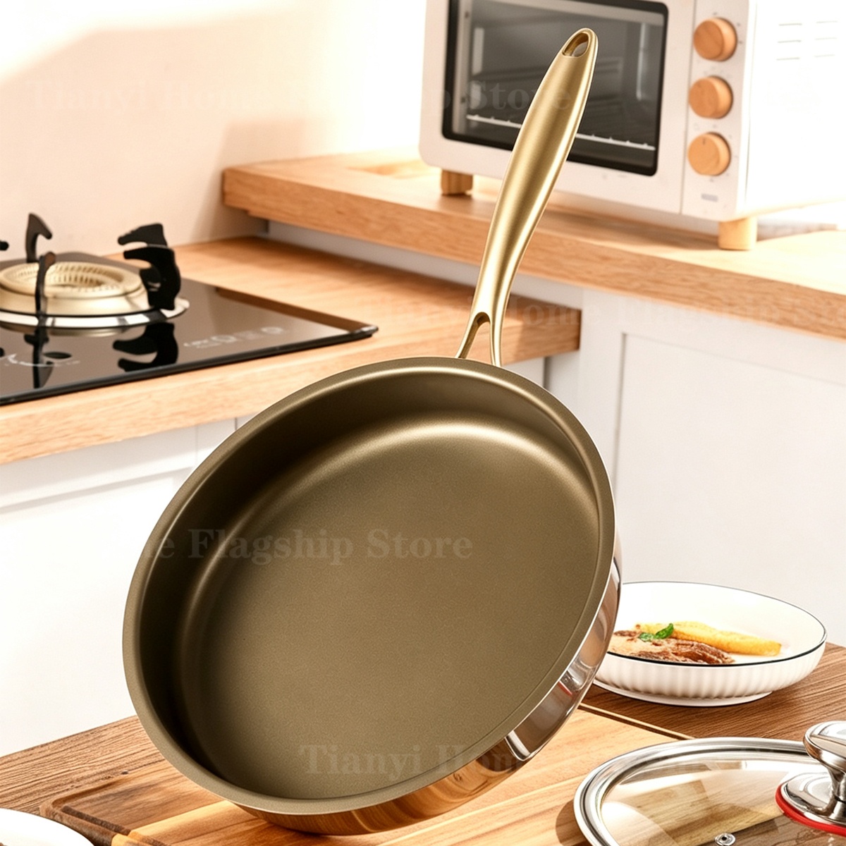 Wajan Penggorengan Titanium St - Home Cooking Steak ulasan dan harga