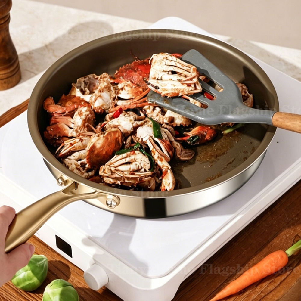 Wajan Penggorengan Titanium St - Home Cooking Steak ulasan dan harga