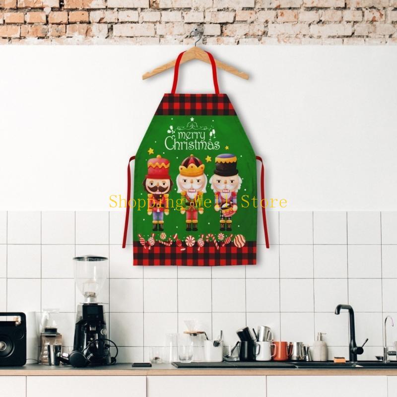 Kx4b Festive Christmas Apron U - Home Cooking Shows ulasan dan harga