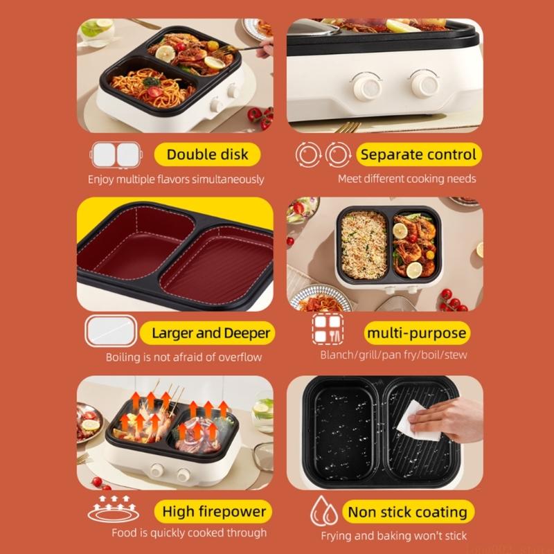 D0AB Alat Dapur 2 In 1 Grill C - Home Cooking Meal ulasan dan harga