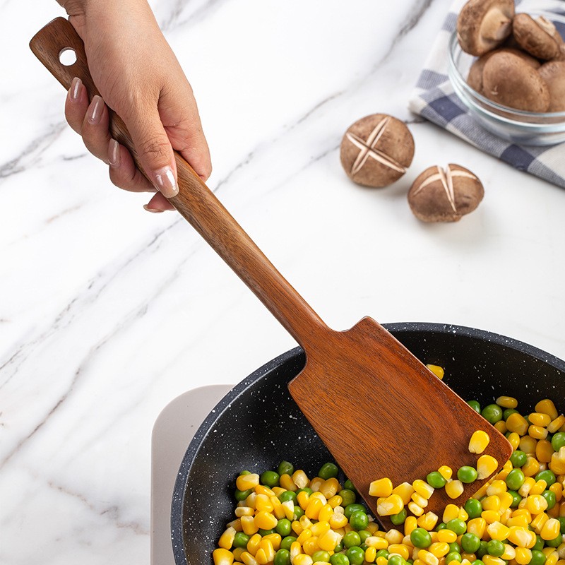 1 buah-spatula kayu untuk waja - Home Cooking Utensils ulasan dan harga