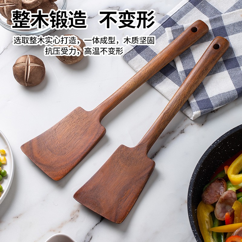 1 buah-spatula kayu untuk waja - Home Cooking Utensils ulasan dan harga