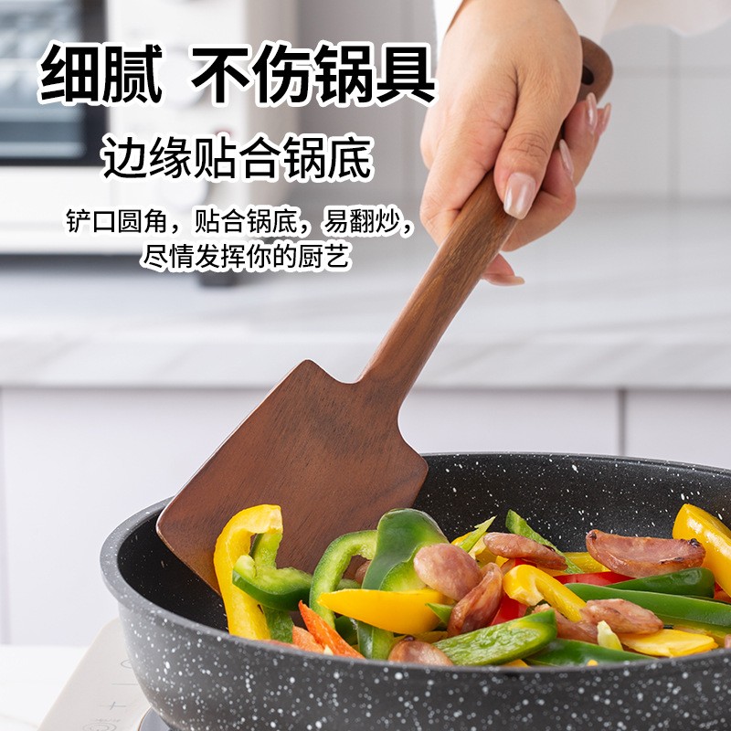 1 buah-spatula kayu untuk waja - Home Cooking Utensils ulasan dan harga