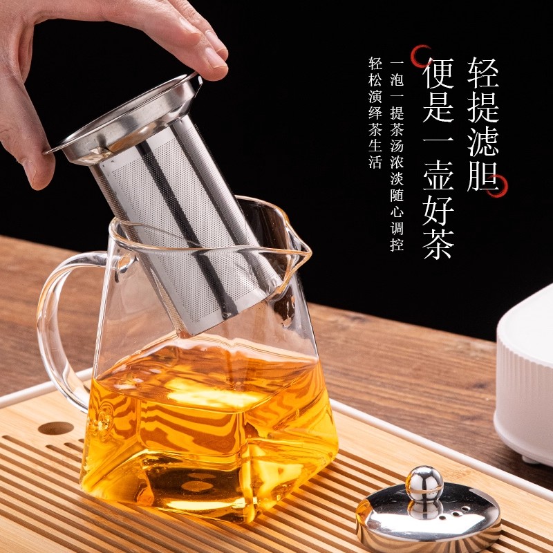 Teko Kaca dengan Infuser Set T - Home Cooking Set ulasan dan harga