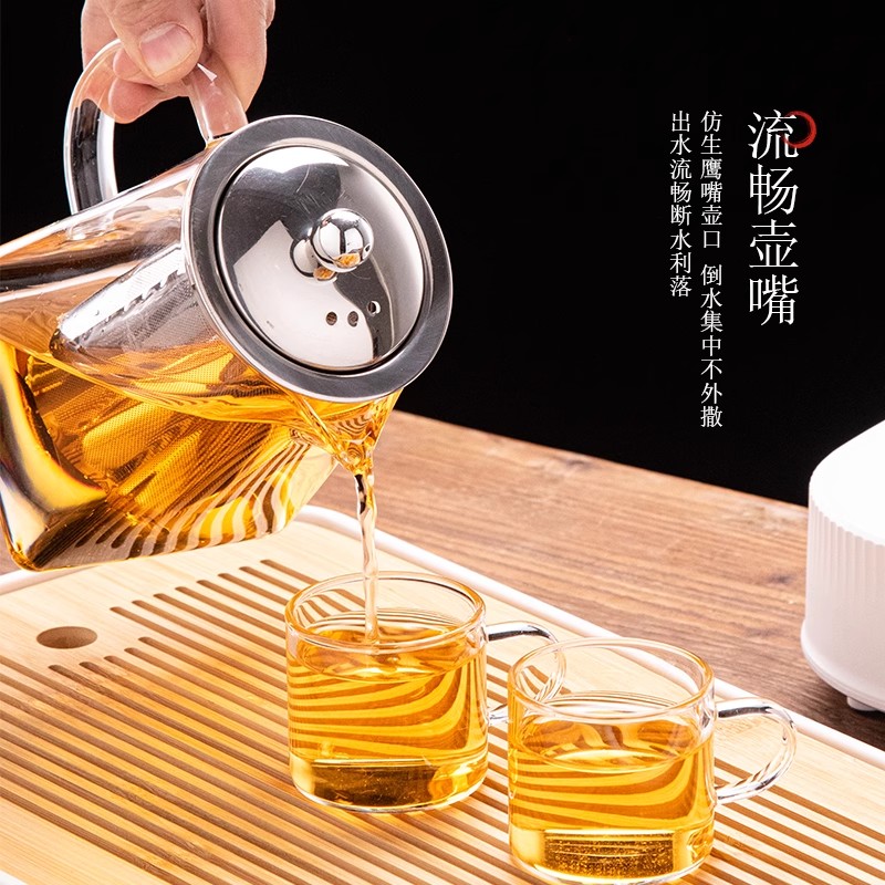 Teko Kaca dengan Infuser Set T - Home Cooking Set ulasan dan harga
