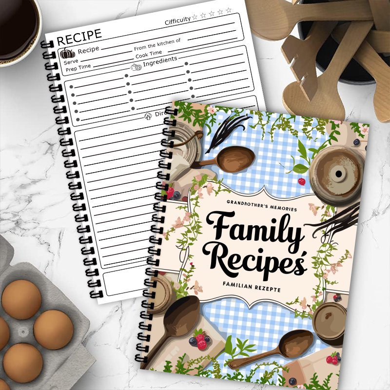 Buku resep A5, kotak-kotak bir - Home Cooking Book ulasan dan harga