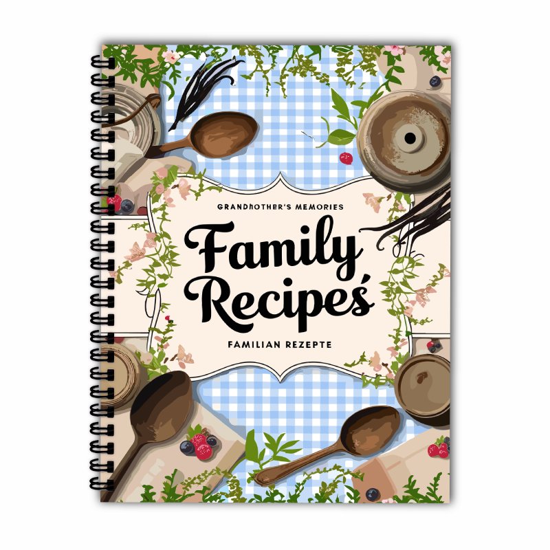 Buku resep A5, kotak-kotak bir - Home Cooking Book ulasan dan harga