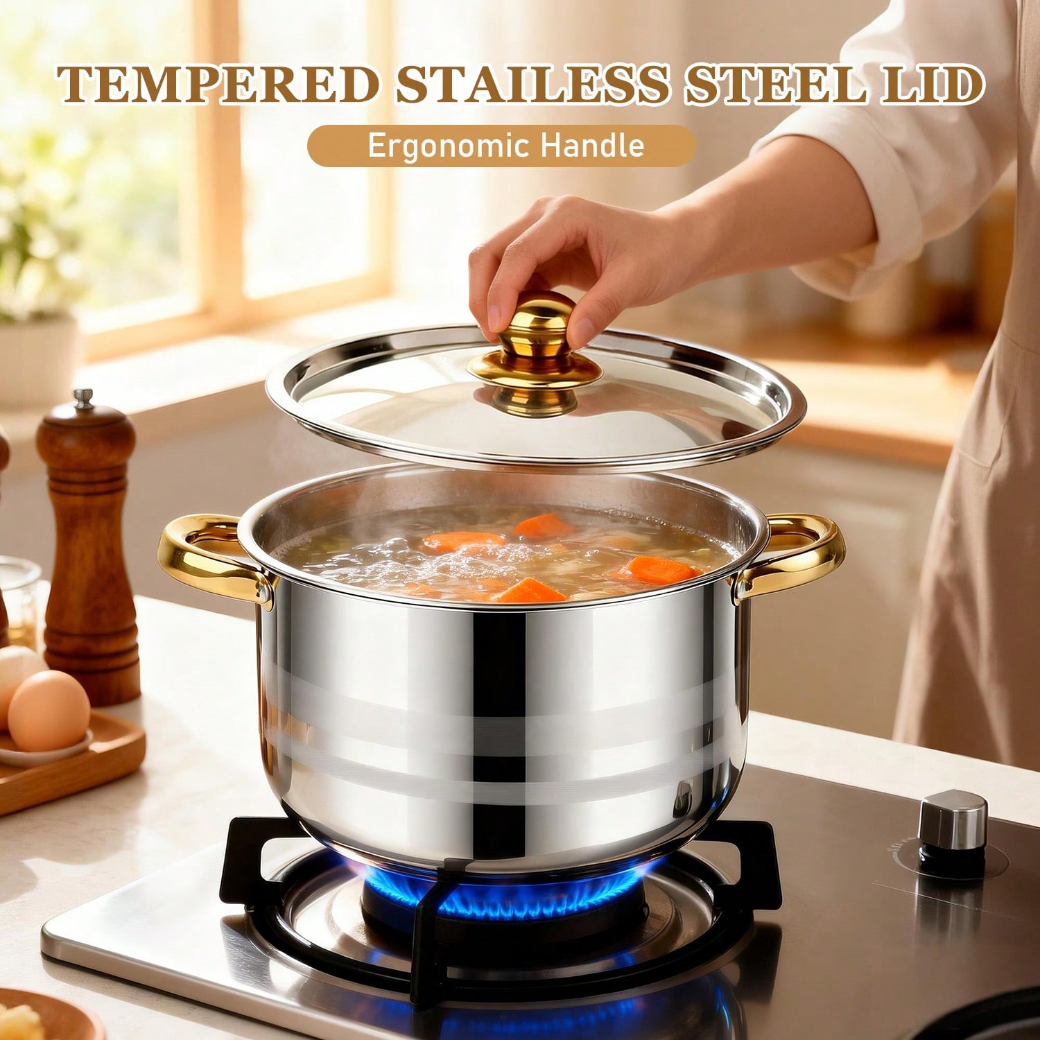 Set Panci Stainless Steel Mode - Home Cooking Utensils ulasan dan harga