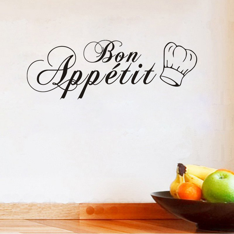 Stiker Dinding Bon Appétit yan - Home Cooking App ulasan dan harga
