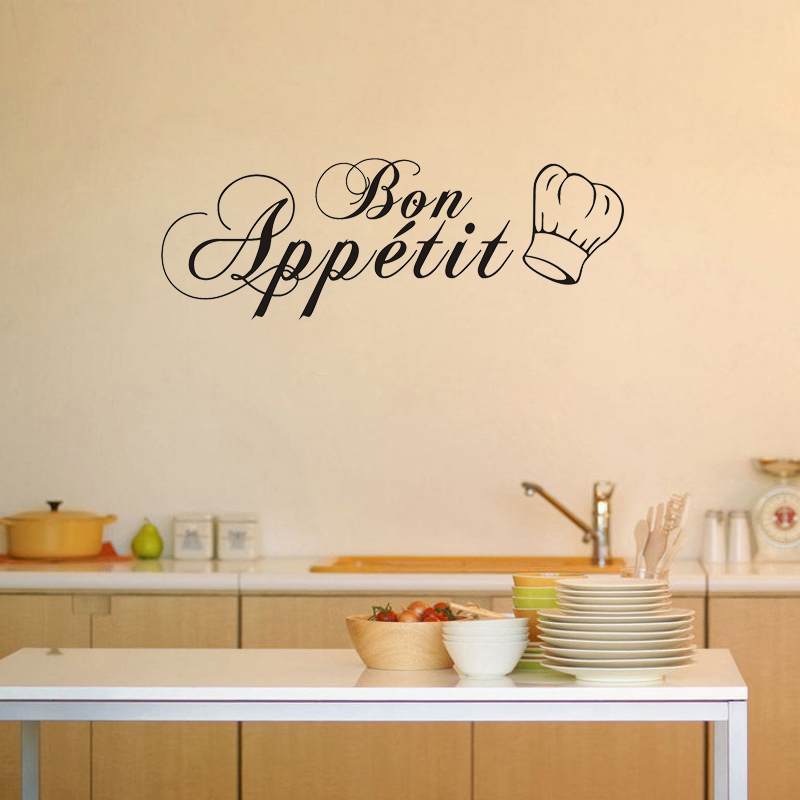 Stiker Dinding Bon Appétit yan - Home Cooking App ulasan dan harga